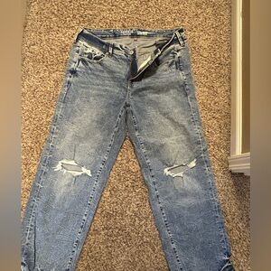 Torrid Light Blue Distressed wide leg  Jeans